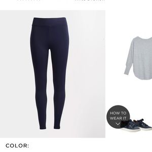 Loft Plus 26 navy leggings